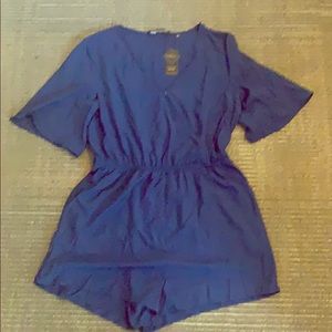 Navy Romper NWT